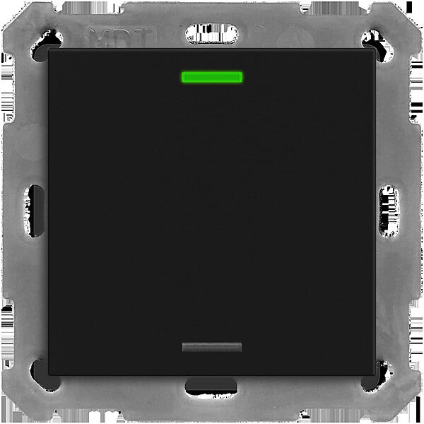 MDT technologies KNX Taster Light 55 1-fach RGBW, swmatt,Neutral BE-TAL55T106.01